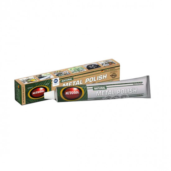 Autosol Natural Metal Polish 75ml - паста за полиране на естествен метал Avtocare Autosol Natural Metal Polish 75ml - паста за полиране на естествен метал