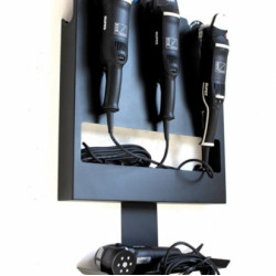 Специално проектиран рафт за мини машини е допълващ елемент към нашите правоъгълни стойки за полиращи машини