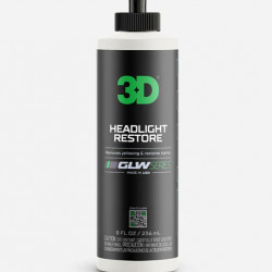 3D GLW Series Headlight Restore – Възстановител паста за Фарове 236мл