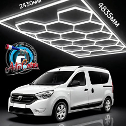 Hexagon LED Lights 4835mm x 2430mm