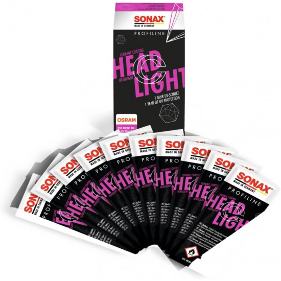 Sonax headlight coating - Керамично покритие за фарове с UV защита