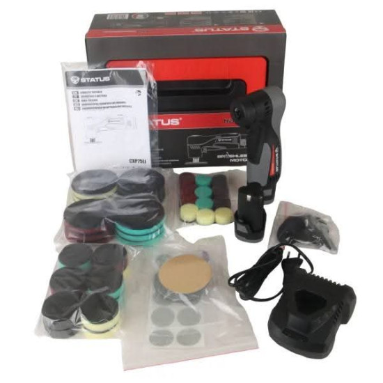STATUS CXP75LI, Li-ion, 12V, 2X2.0 Ah Акумулаторен мини комплект за полиране